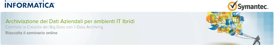 Archiviazione dei Dati Aziendali per ambienti IT Ibridi